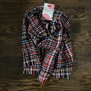 Tickled Pink Plaid Scarf